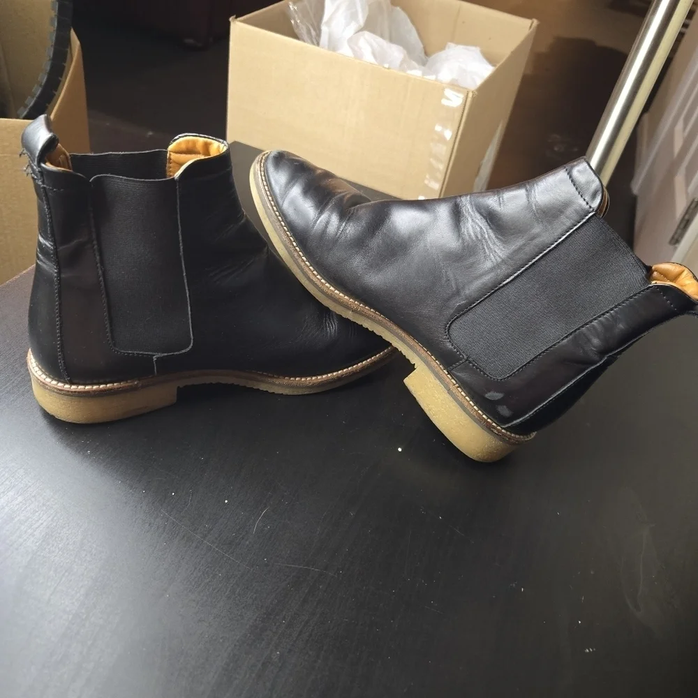 Everlane Womens Chelsea Boots Black Size 7 - Picture 13 of 13